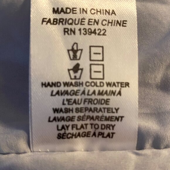 Tobi Blue Lace Overlay Front Tie Skater Mini Dress, NWT Junior's Size M - Picture 11 of 13